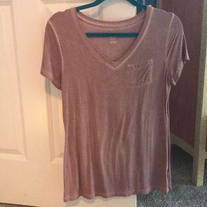 Mauve mossimo v-neck tee